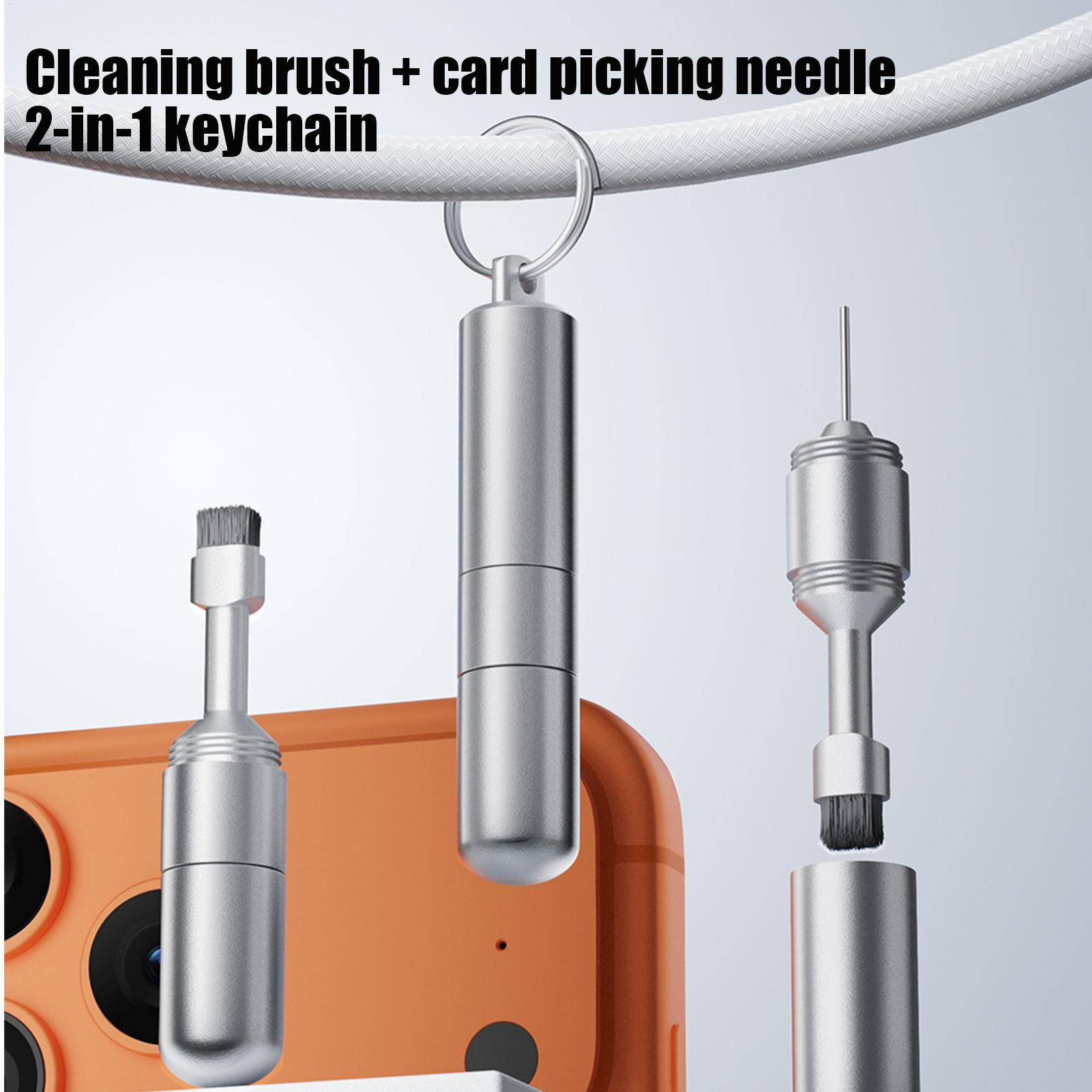 Phone Card Ejector Tool Removal Pin Precision Needle Cleaning Brush Headphone Ja