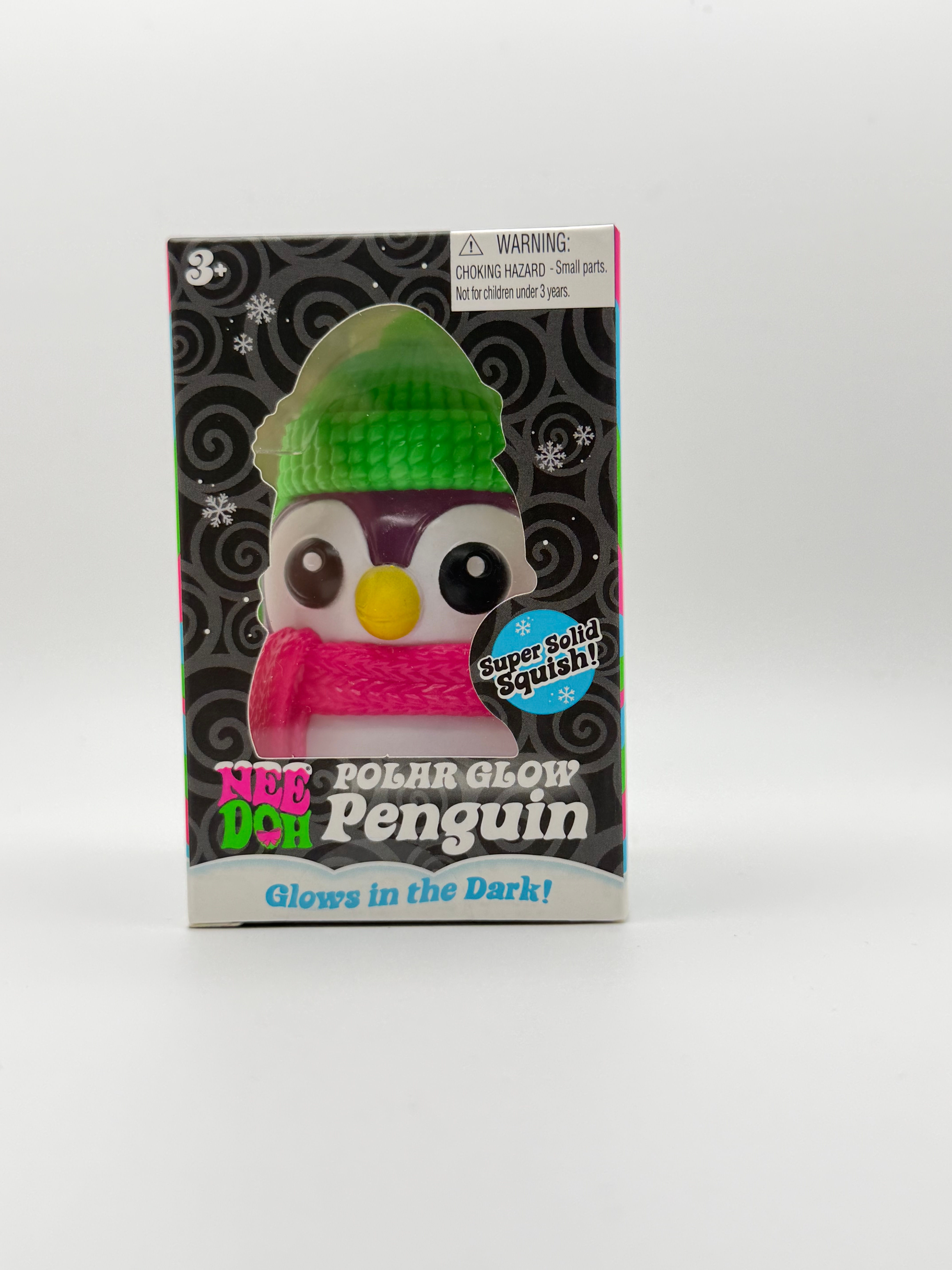 NeeDoh Polar Glow Penguin (Glow in the dark)