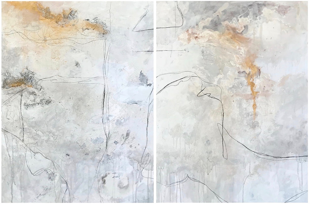 Jenna Polla, Neutral, abstract art