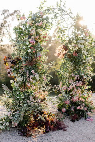 floral arch, wedding floral arch