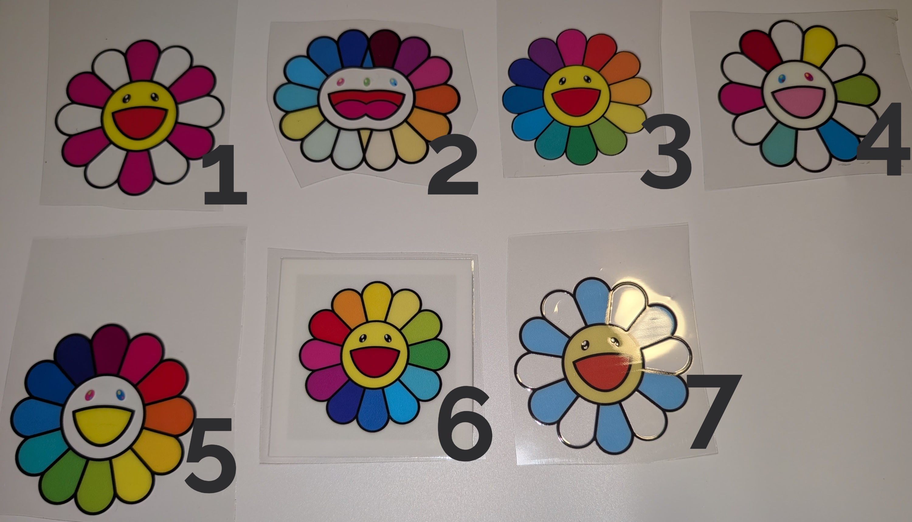 UV DTF Cup Wrap Decals – Flower