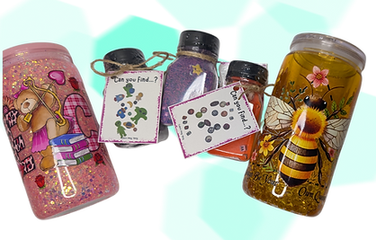 iSpy bottles and snow globe tumblers