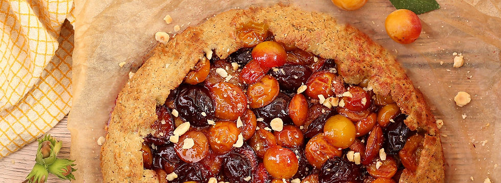 Tarte rustique aux prunes