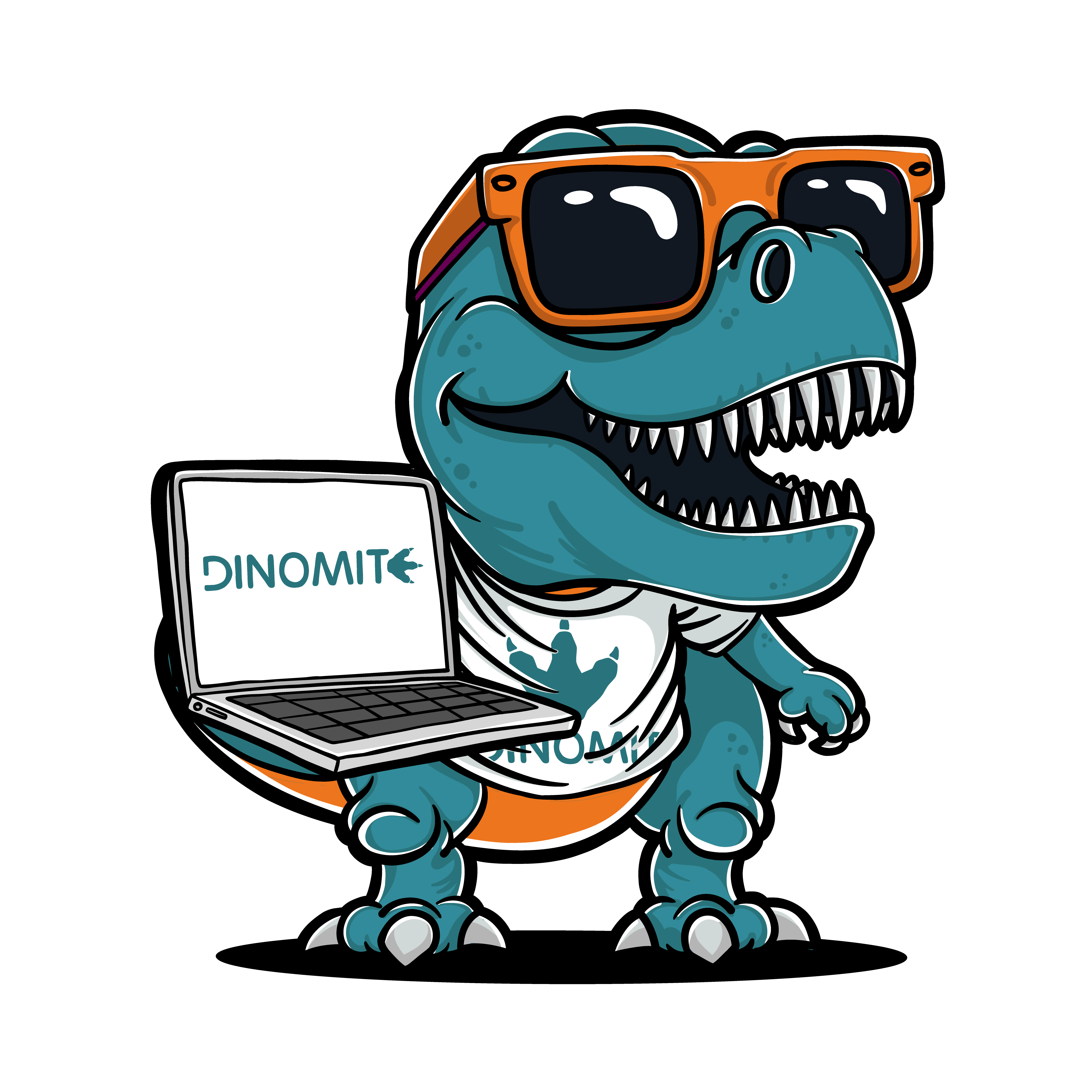 T-Rex Laptop Orange Sunglasses.png