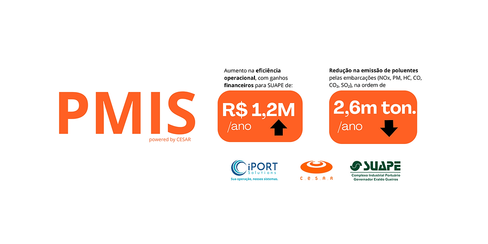 PMIS é a solução nacional desenvolvida o gerenciamento e controle operacional de autoridades portuárias.