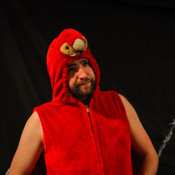 Crackers The Luchador Parrot