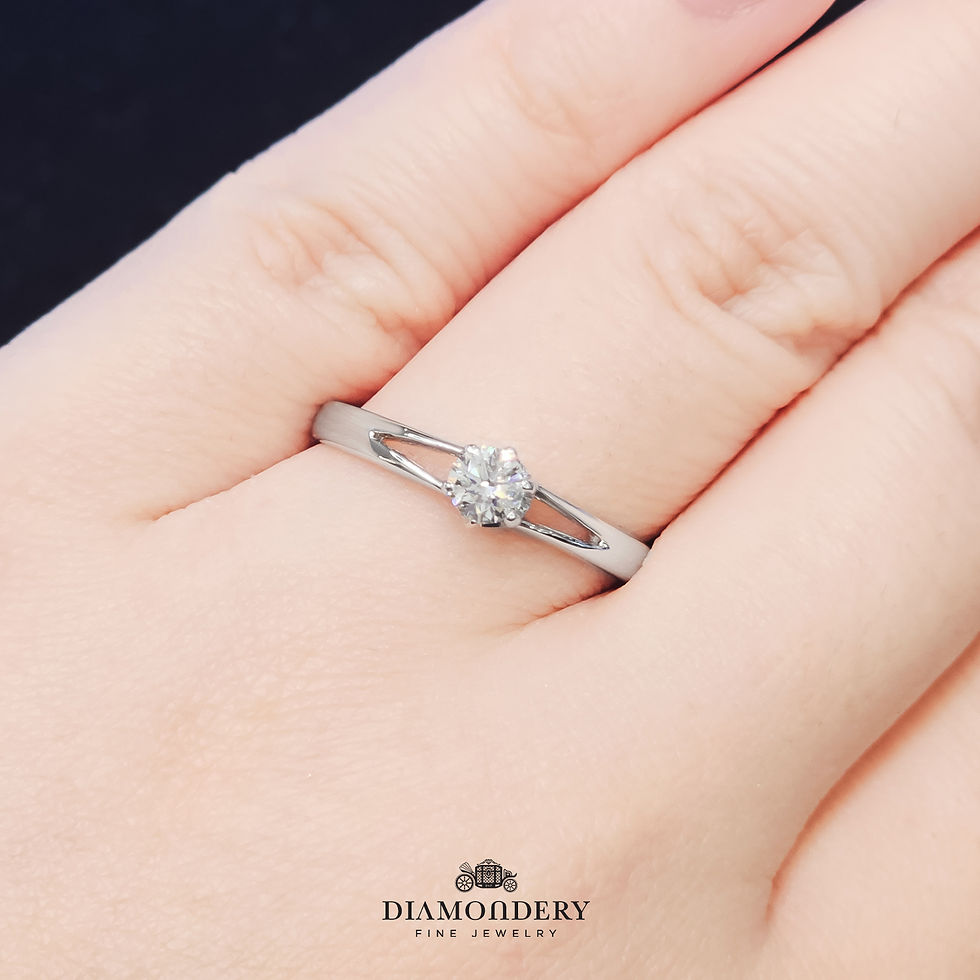 ภาพขนาดย่อ: Classic Solitaire Ring