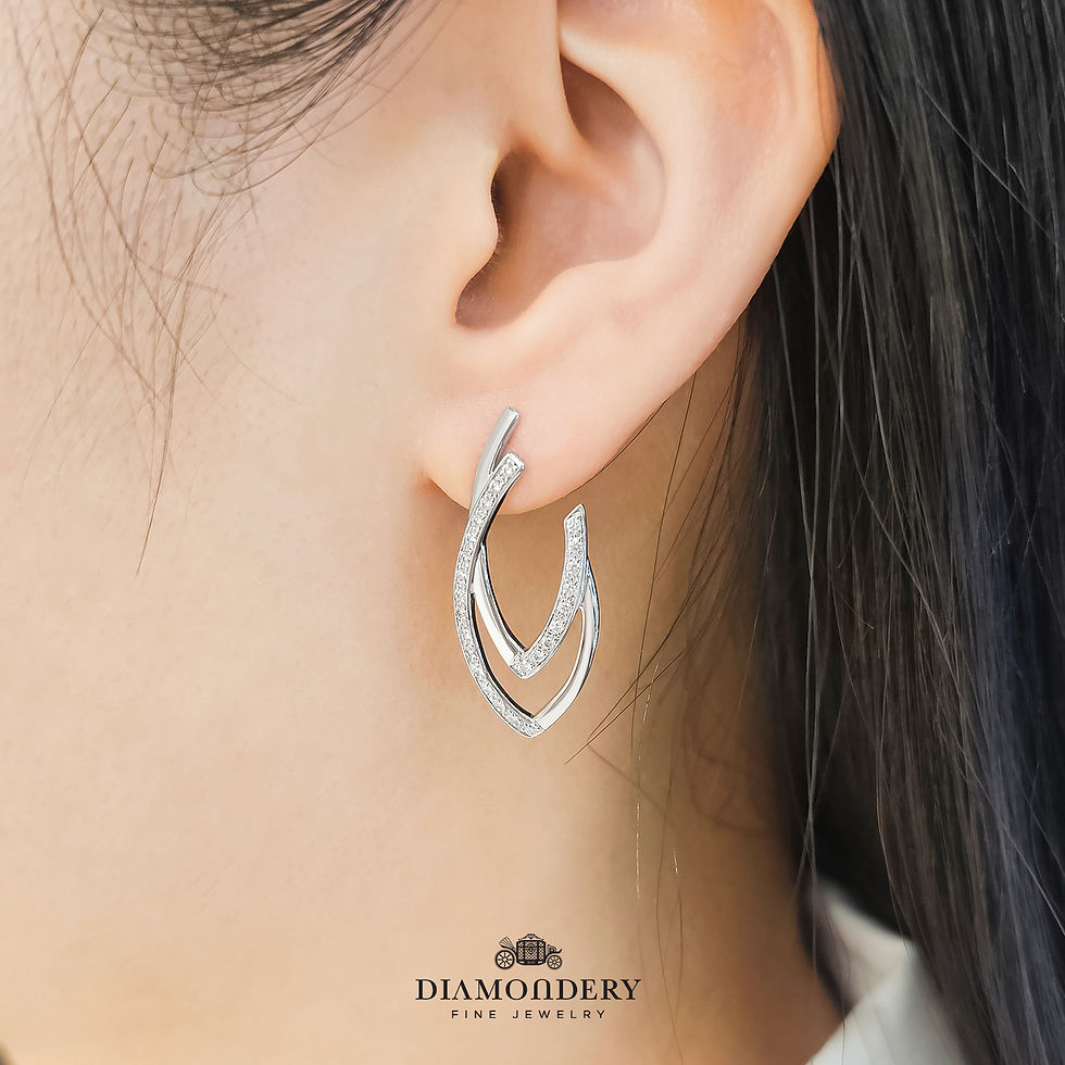 ภาพขนาดย่อ: Wings Diamond Earrings