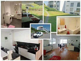 Sitzplatz ca. 14m2 | Rasenfläche ca. 40m2 | Wohnbereich mit direktem Zugang zu Rasen und Sitzplatz | moderne offene Wohnküche | Sonnenstore | Parkettböden | Steinböden | Fussbodenheizung | BAD/WC und DU/WC | Glaskeramikherd | Granitabdeckung | Geschirrspüler | Badewanne | kinderfreundlich | Waschmaschine in Wohnung | Eigentumsstandard | ruhige Lage | 1 Tiefgaragenplatz | Keller |