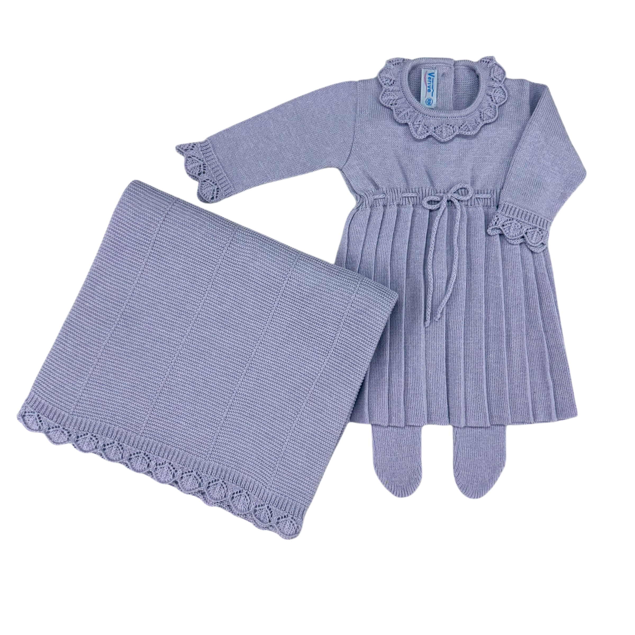 Saída Maternidade Stella - lavanda