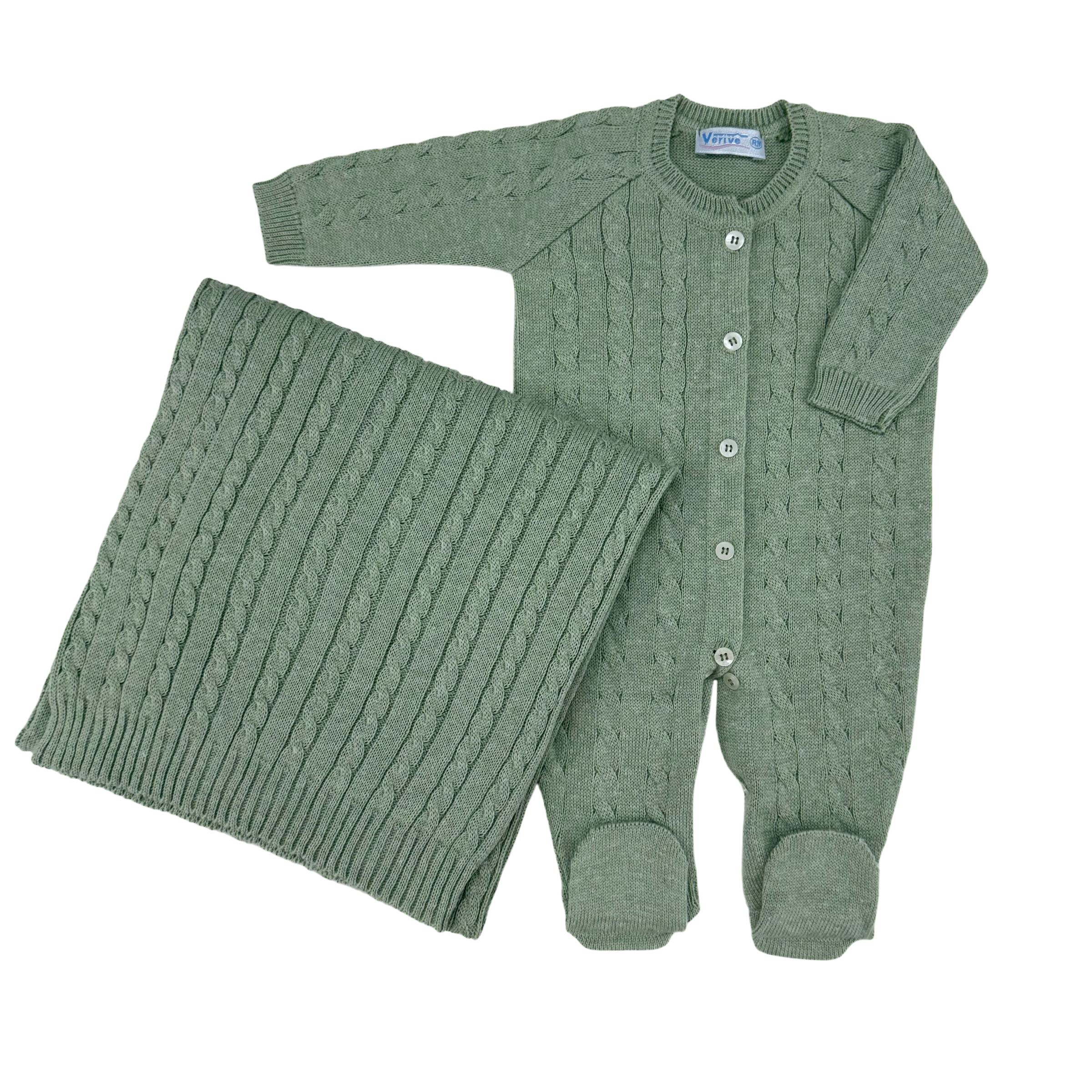 Saída Maternidade Zurique - verde plantação