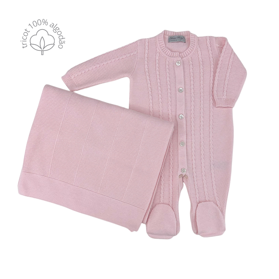 Saída Maternidade Petit - rosa