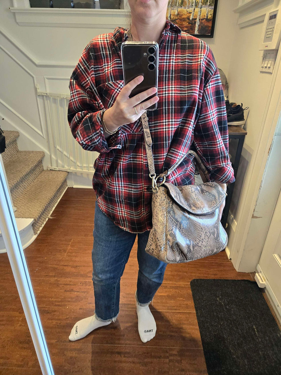 Thumbnail: Cole Haan Snake Skin Embossed Bag 