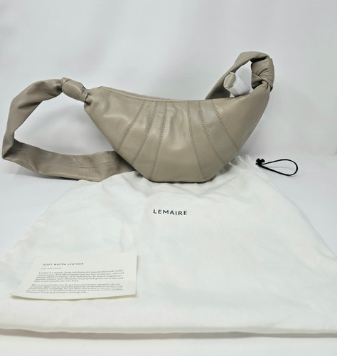 Lemaire Small Nappa Leather Croissant Crossbody NEW | hazelilly