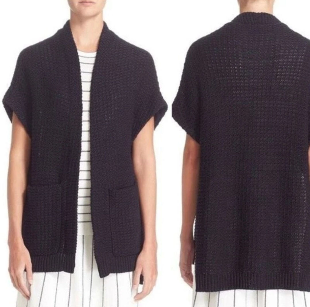 Theory Navy Cocoon Sweater Size Small 