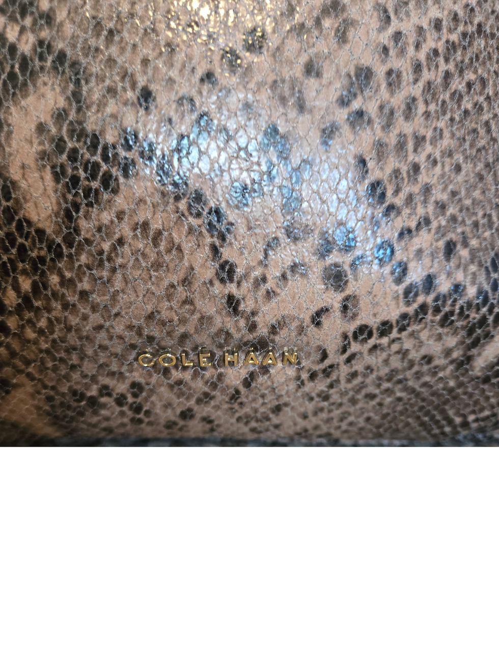 Thumbnail: Cole Haan Snake Skin Embossed Bag 