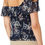 Thumbnail: Rebecca Taylor Navy Off the Shoulder Blouse Size 10