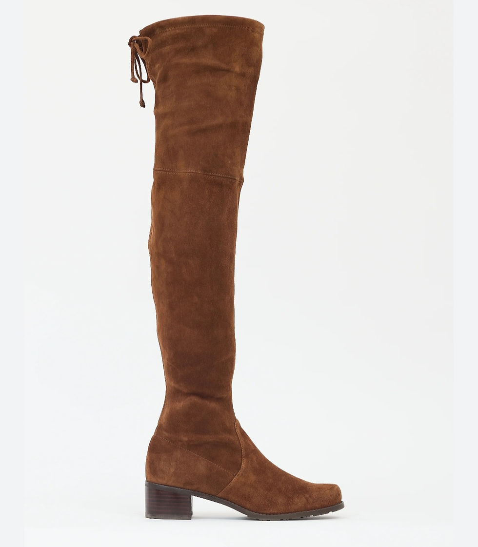 Thumbnail: Stuart Weitzman Over the Knee Midland Boot Brown 6.5 