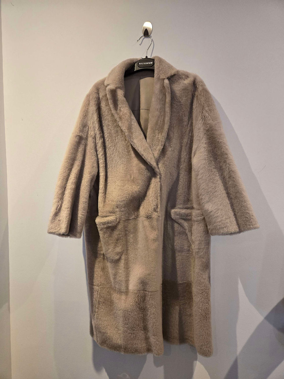 Thumbnail: Brunello Cucinelli Reversible Shearling Coat Size 38
