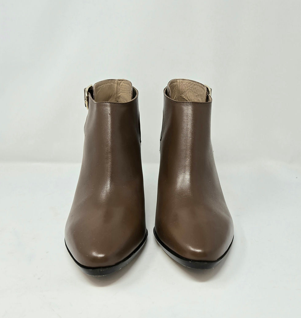 Thumbnail: Max Mara Toffee Ankle Boot Size 39 1/2