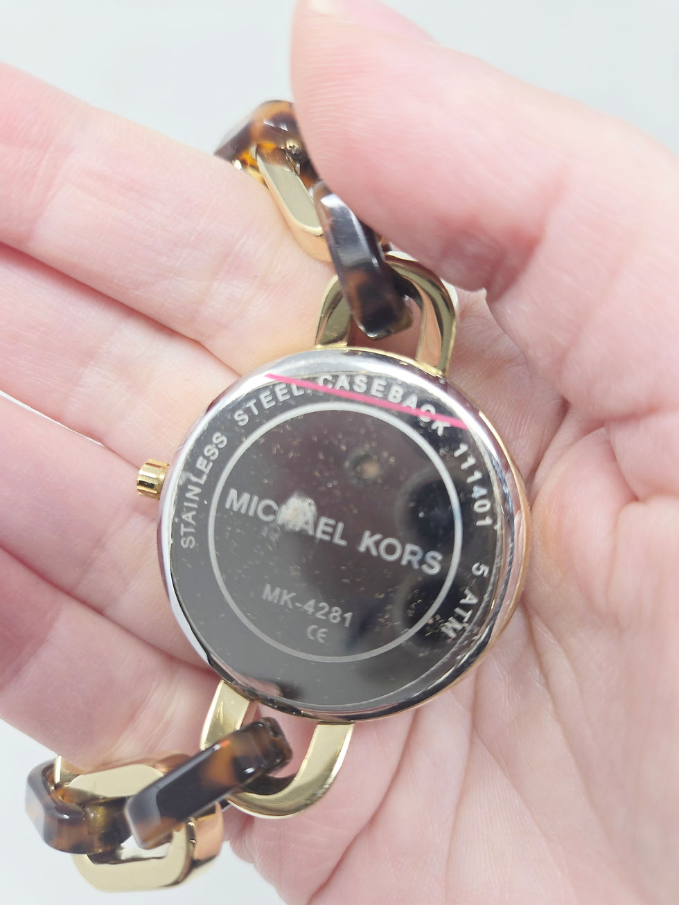 Thumbnail: Michael Kors Delaney Tortoise Bracelet Watch 