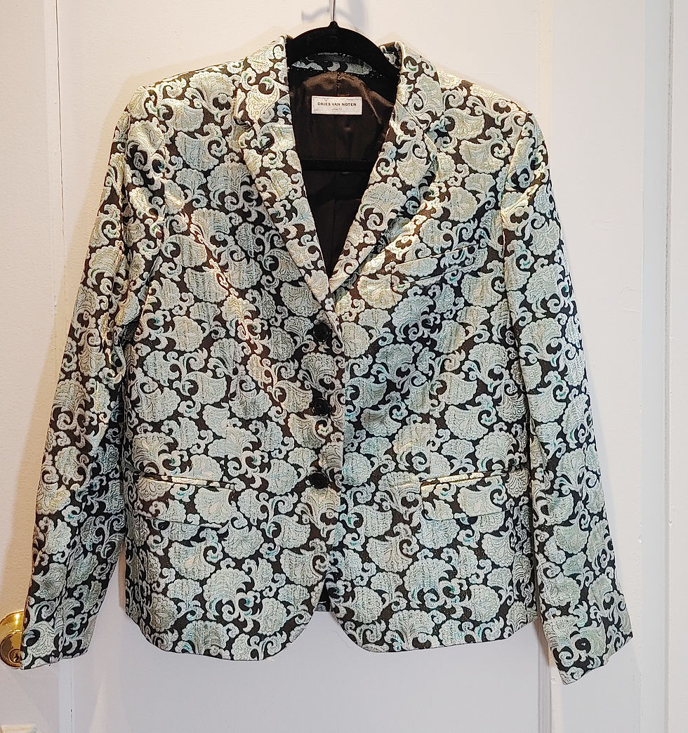 Thumbnail: Dries van Noten Brocade Blazer 42/US 6