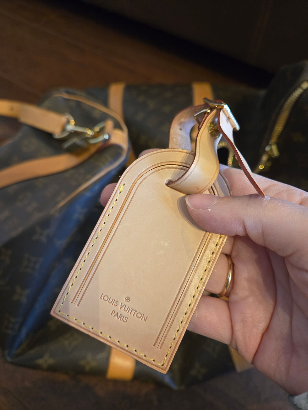 Thumbnail: Louis Vuitton Monogram Keepall 55 Bandoliere 