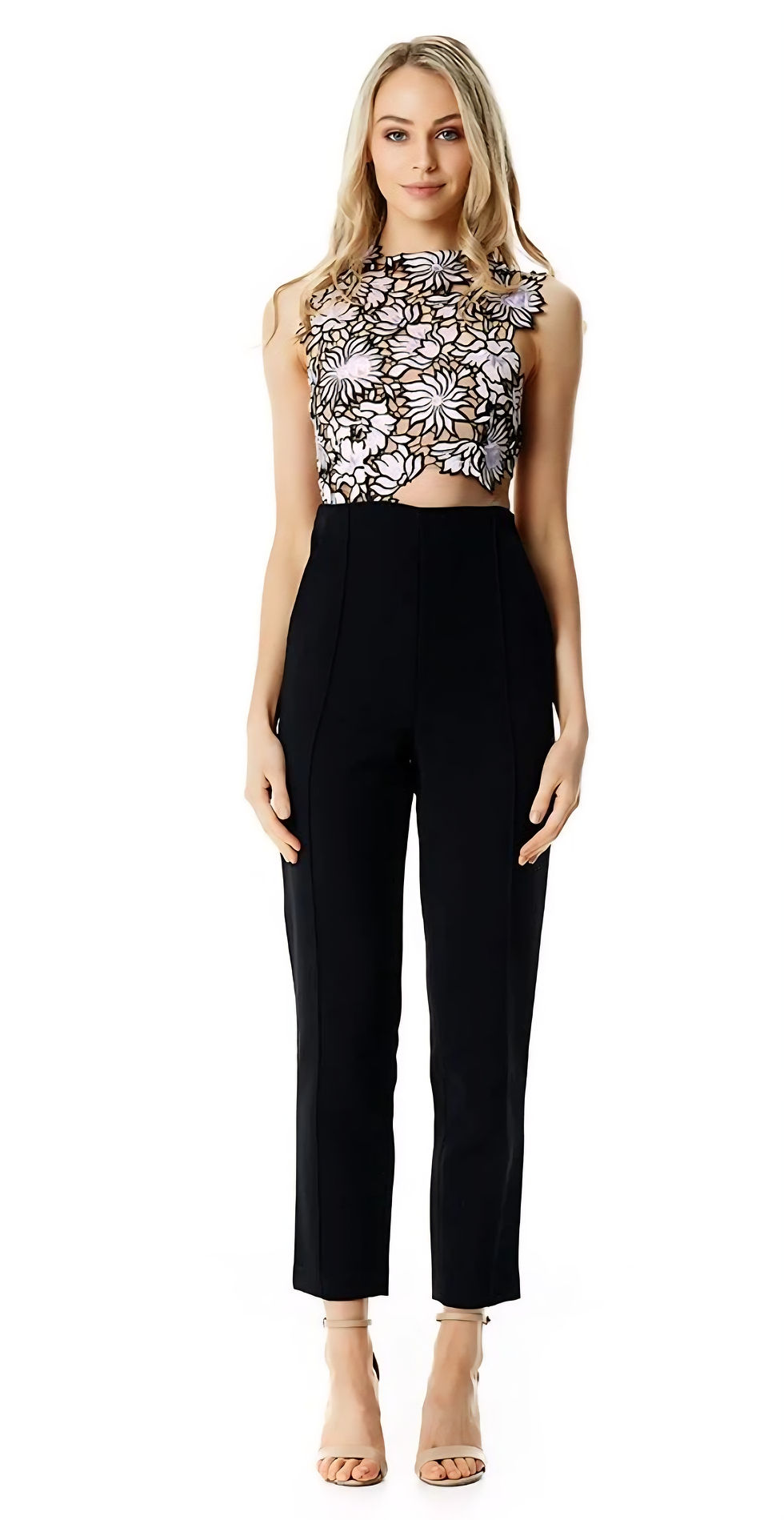 Thumbnail: Self Portrait Lilac Jumpsuit 2