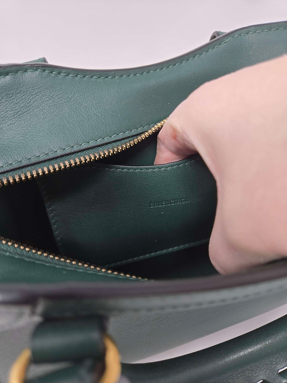 Thumbnail: Balenciaga Neo Classic Leather Forest Green Mini