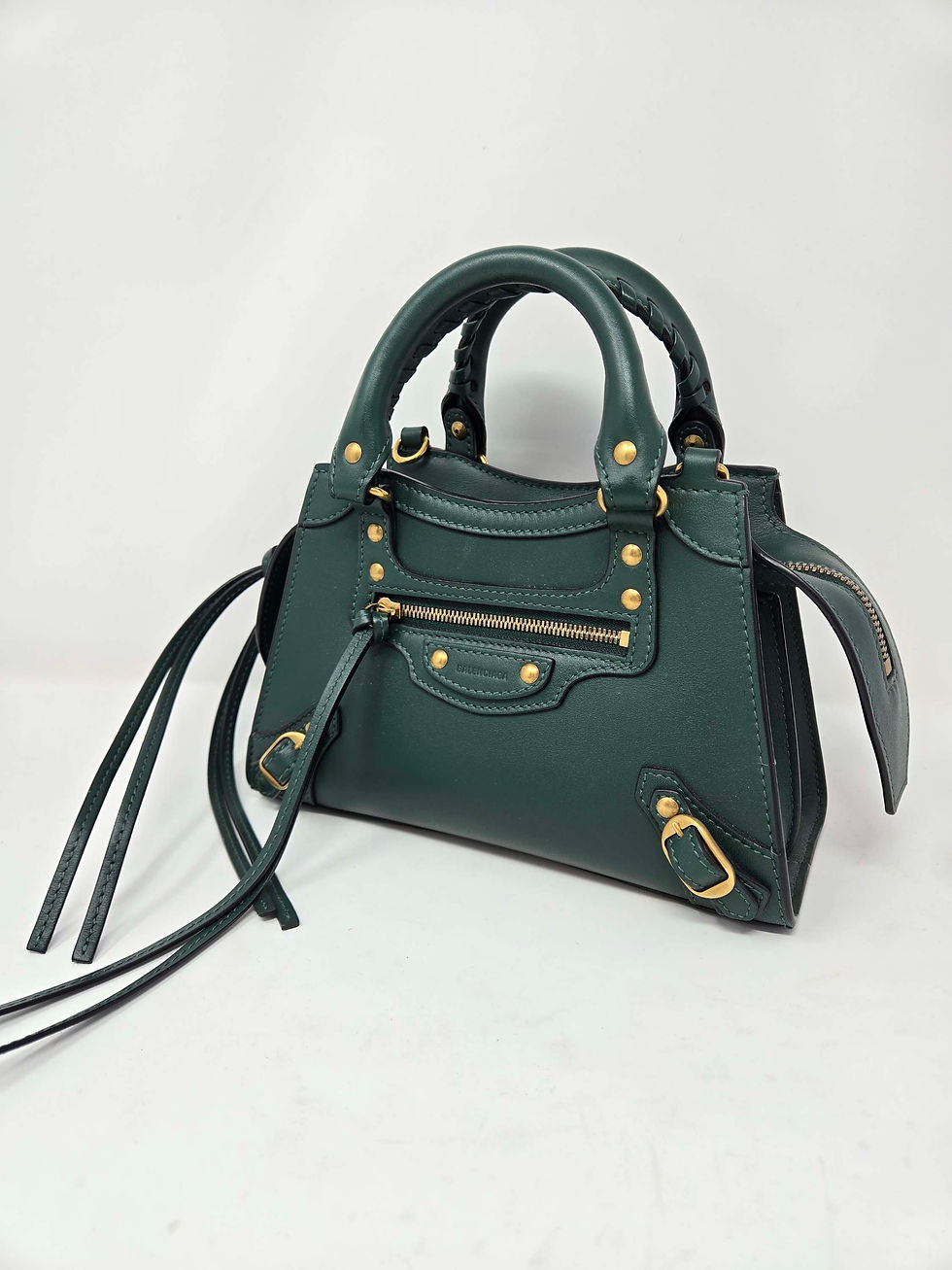 Thumbnail: Balenciaga Neo Classic Leather Forest Green Mini
