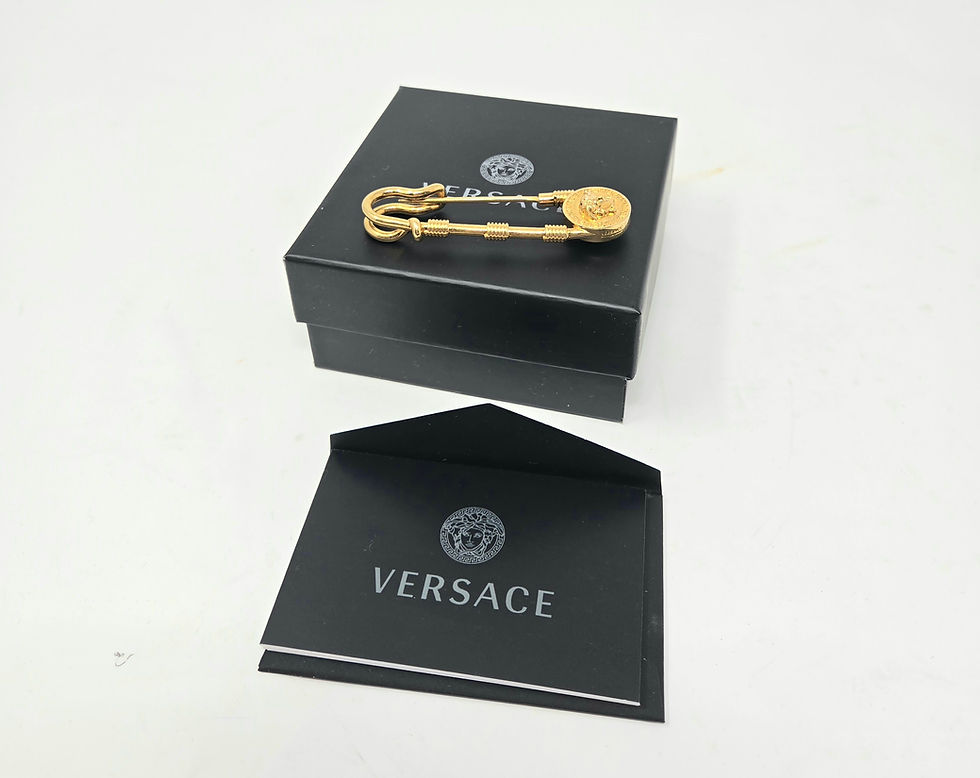 Thumbnail: Versace Safety Pin Brooch 
