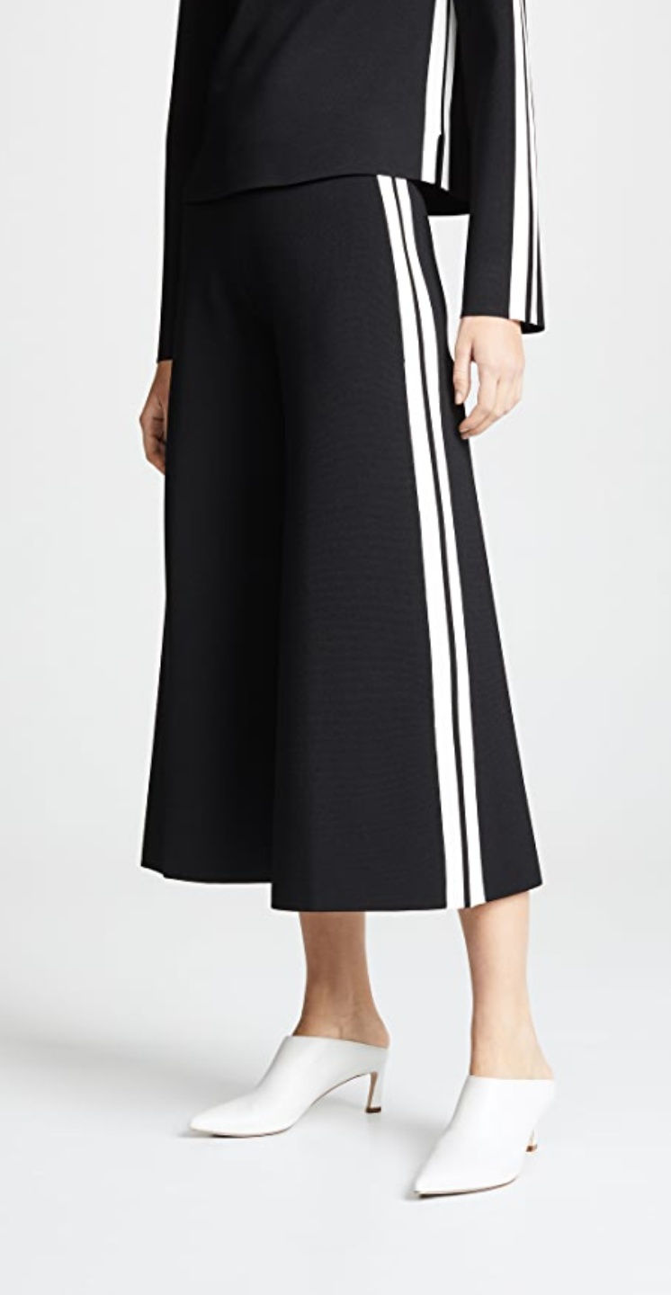 Veronica Beard White Leg Roland Pant Small 