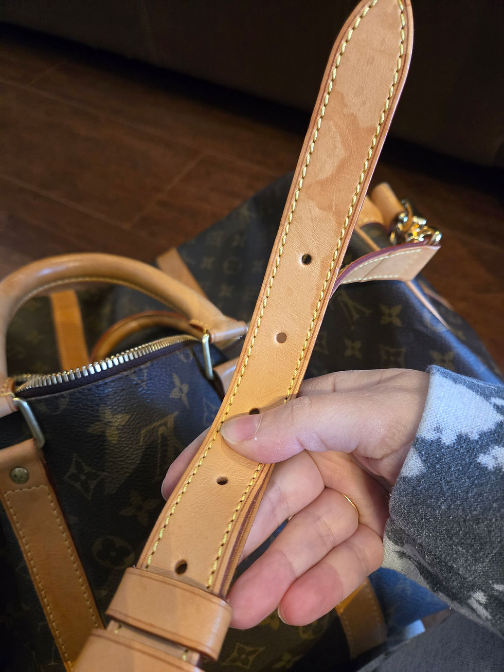 Thumbnail: Louis Vuitton Monogram Keepall 55 Bandoliere 
