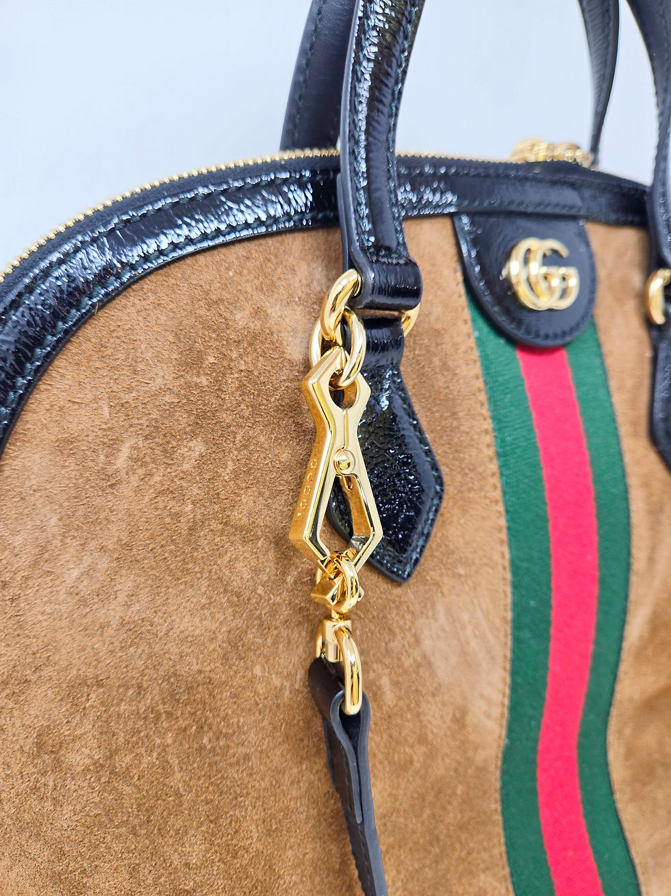 Thumbnail: Gucci Ophidia Suede Medium Top Handle