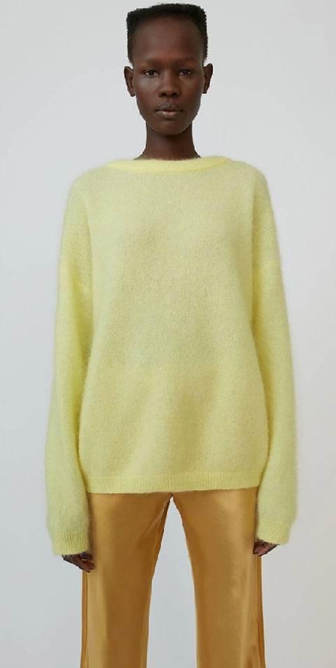アクネ　acne studios dramatic mohair ニット　xs Dramatic Mohair Sweater by Acne Studios- La Garçonne