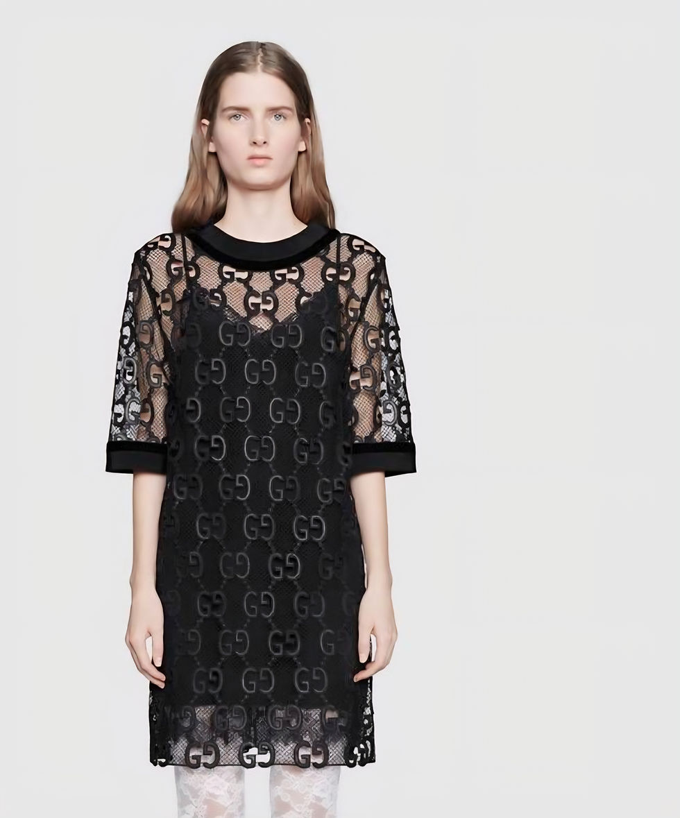 Thumbnail: Gucci GG Logo Dress Mesh 38