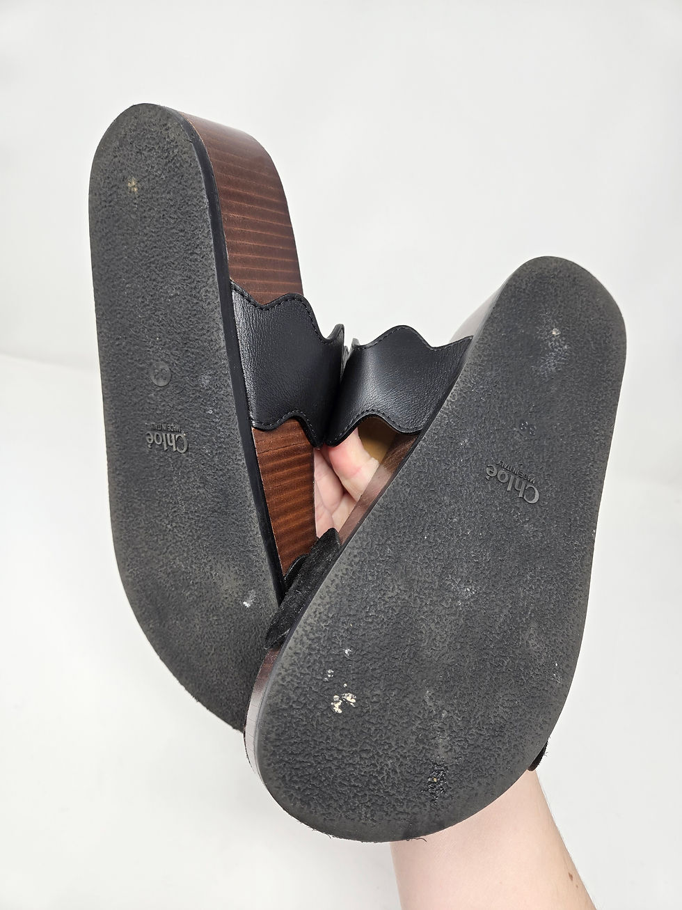 Thumbnail: Chloe Scalloped Sandal Size 38