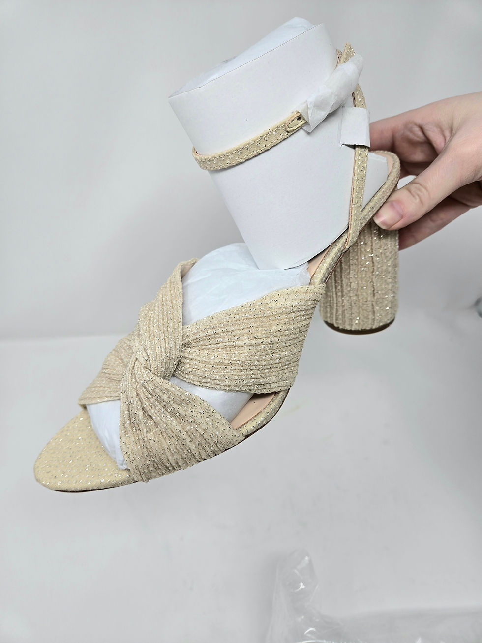 Thumbnail: Loeffler Randall Knot Sandal New in Box Size 9 1/2 B