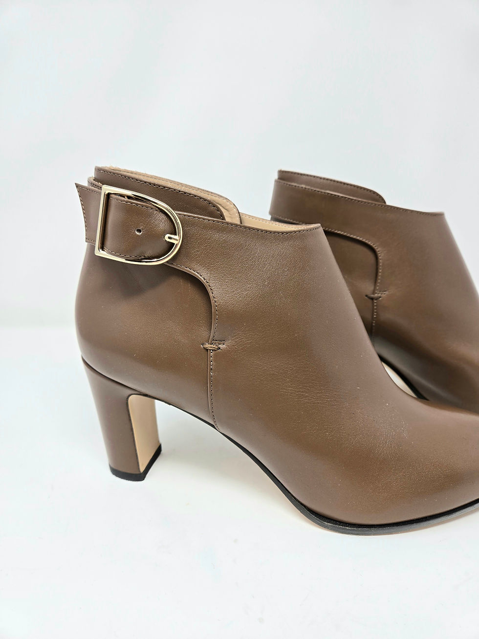 Thumbnail: Max Mara Toffee Ankle Boot Size 39 1/2