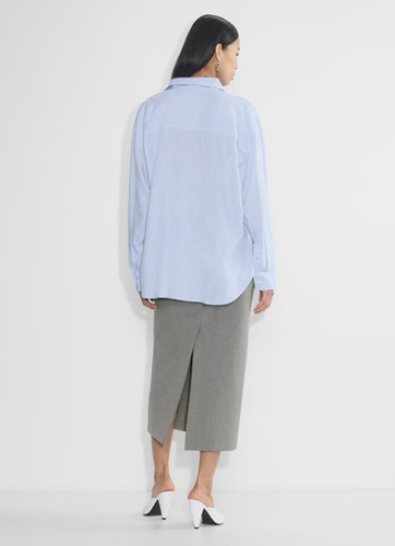 Herlipto Have It All Shirt sax Mサイズ Herlipto Have It All Shirt sax Mサイズ 100% lyocell shirt