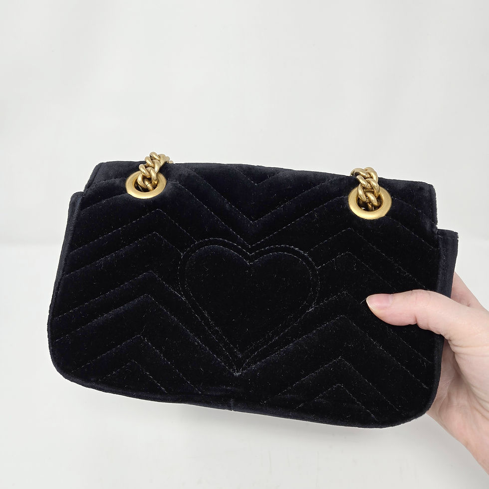 Thumbnail: Gucci Double G Marmont Velvet Mini Bag 