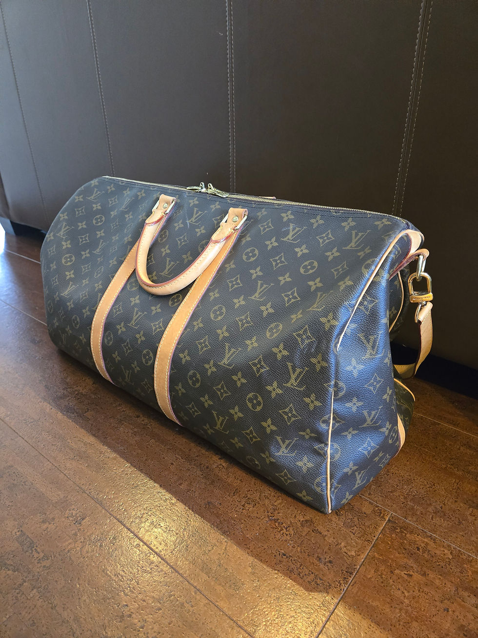 Thumbnail: Louis Vuitton Monogram Keepall 55 Bandoliere 