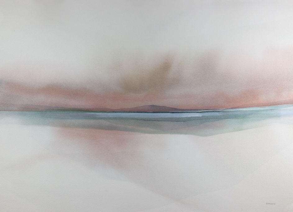 Peter Davis RSW 'Dimm', Watercolour and bodycolour on paper 2024, (50x70cm).JPG