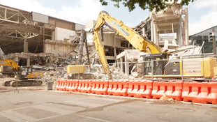 Major demolition underway at convention center