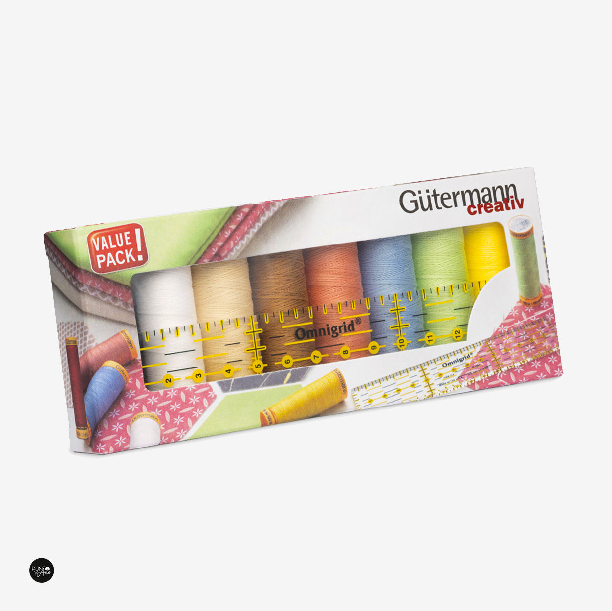 Kit de fils à coudre Gütermann. 8 bobines No. 50 100m 734587