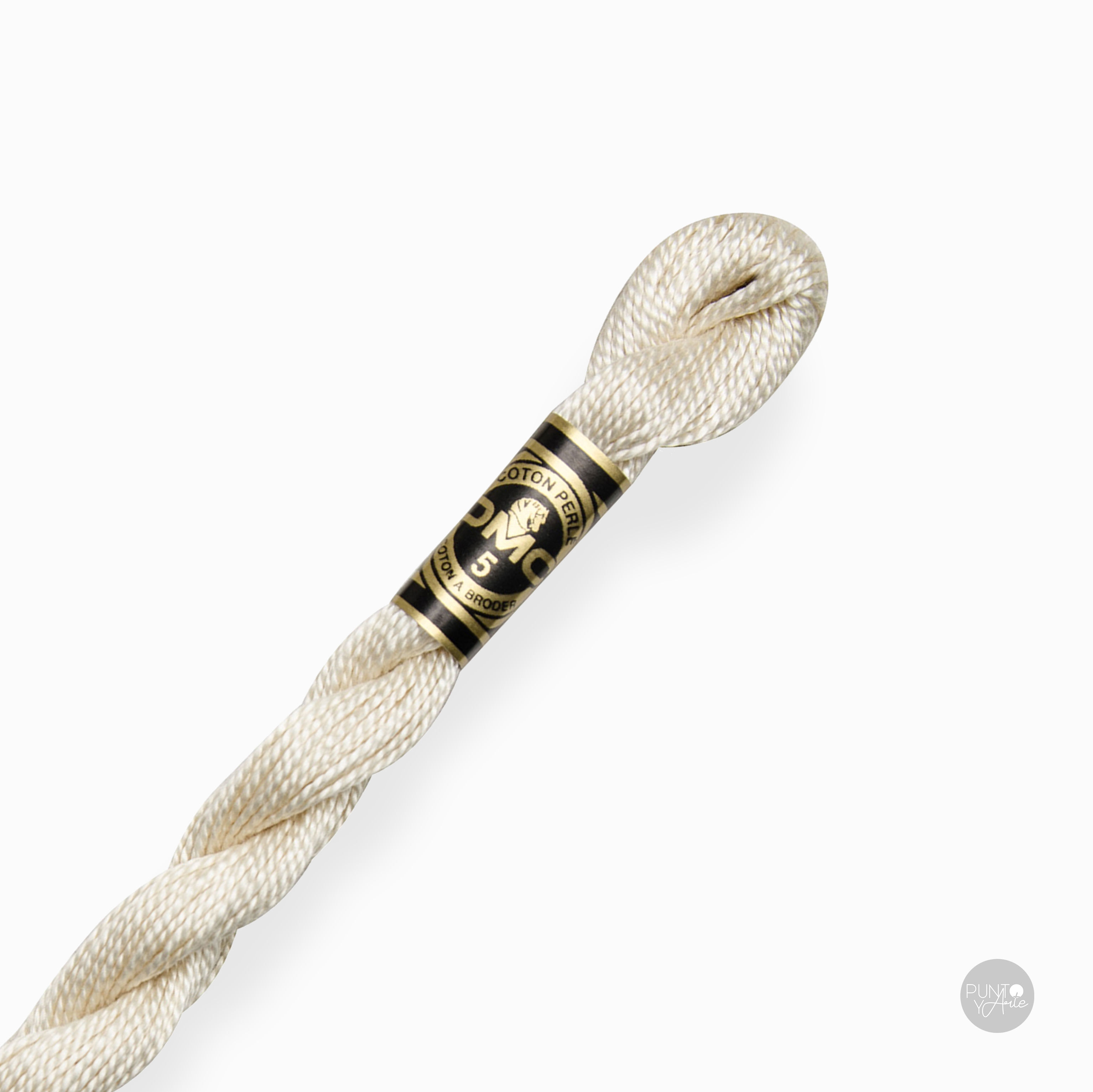 ECRU Madeja de PERLÉ Medium DMC ALGODÓN 115 Grosor - 5