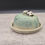 Thumbnail: Midi sized Bee butter/cheese dome in variegated green 