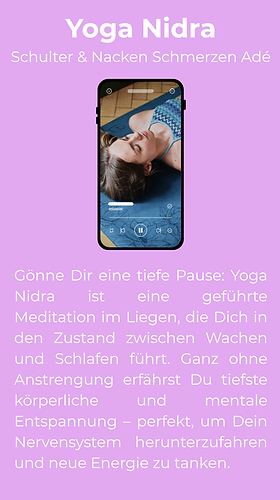 Onlinekurs Yoga Nidra gegen Schulter- & Nackenschmerzen