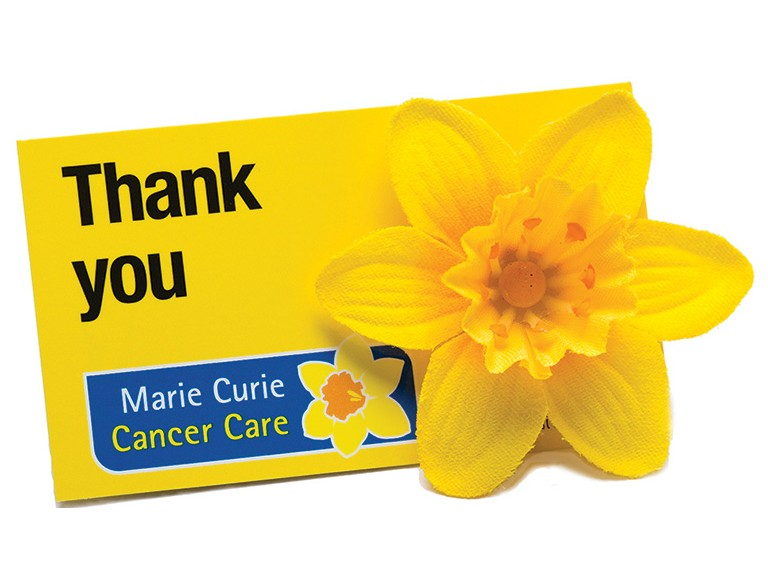 The Great Big Daffodil appeal for Marie Curie Cancer Care