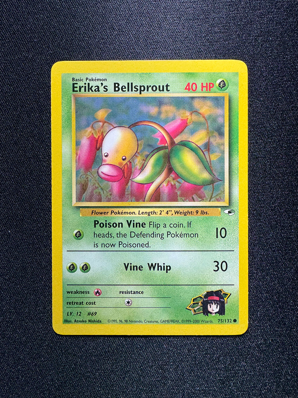 Thumbnail: Erika's Bellsprout Common 75/132 Pokémon Gym Heroes